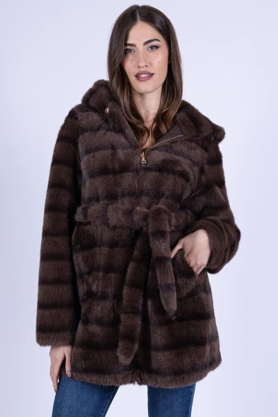 CAPPOTTO MONTONE/ PELLICCIA...