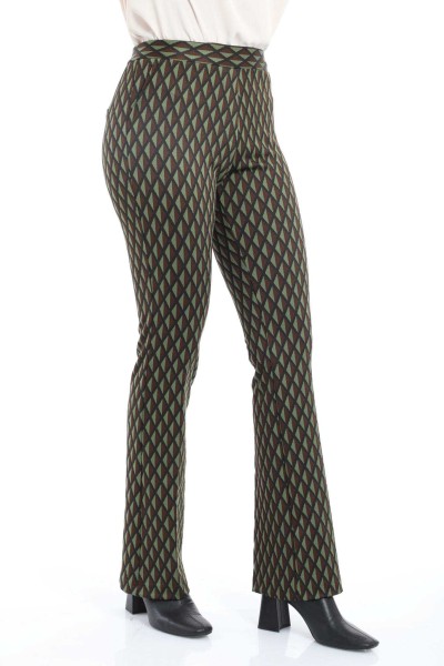PANTALONE ZAMPA GEOMETRICO...
