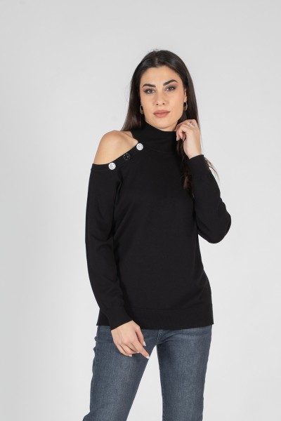 MAGLIA CUT OUT SPALLA MARA...
