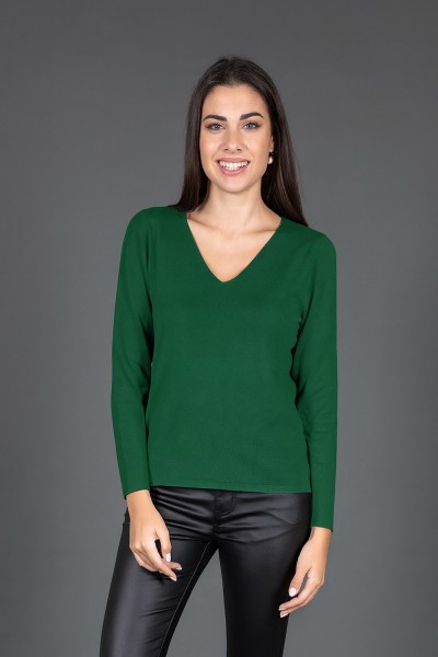 MAGLIA BASICA SCOLLO A V...
