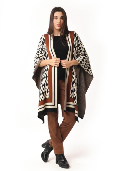 PONCHO JAQUARD MARA CAROL...