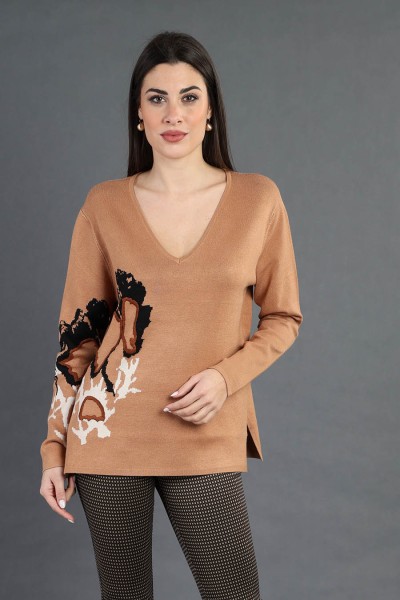 MAGLIA DONNA SCOLLO A V...