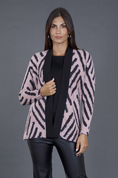 CARDIGAN DONNA CON PELO...