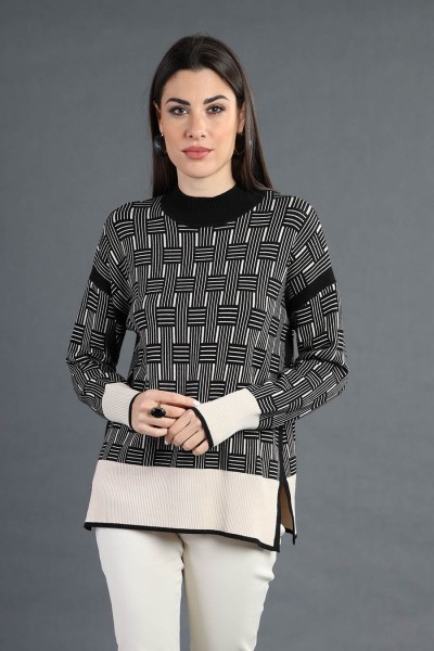 MAGLIA DONNA JAQUARD MARA...