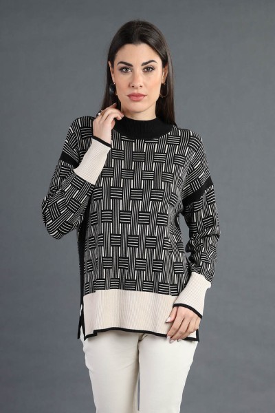MAGLIA DONNA JAQUARD MARA...