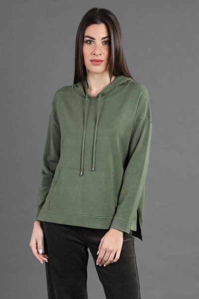 MAGLIA DONNA CON CAPPUCCIO...