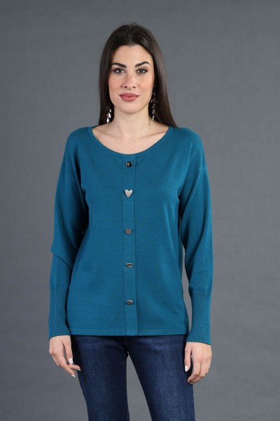 MAGLIA DONNA BOTTONI MARA...